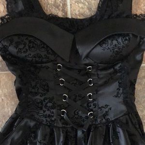 Hell Bunny fancy swing style dress size medium